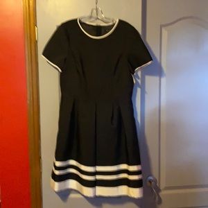 White black dress size 10